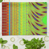 Wees blij Kleurrijke Polka Dot Motief Gift Theedoek (Gevouwen)