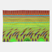 Wees blij Kleurrijke Polka Dot Motief Gift Theedoek (Horizontaal)