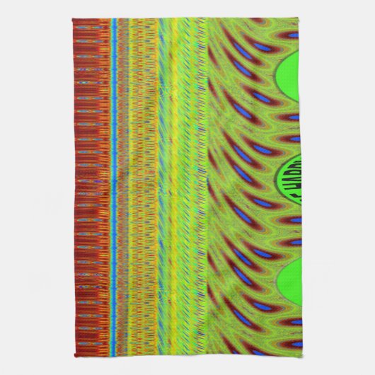 Wees blij Kleurrijke Polka Dot Motief Gift Theedoek (Verticaal)