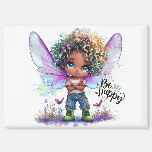 Wees blij Lil Fairy Magnet (Voorkant)