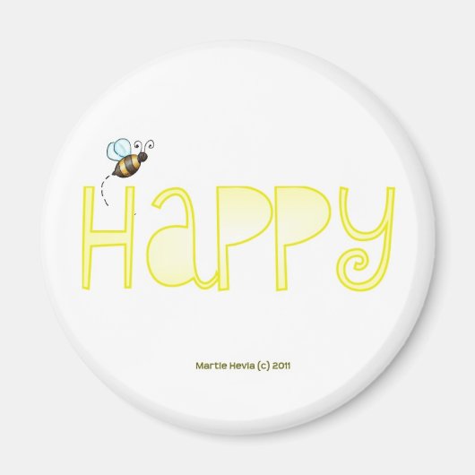 Wees blij magneet (Voorkant)