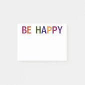 Wees blij Meerkleurig 4 x 3 Post-it® Notes (Voorkant)