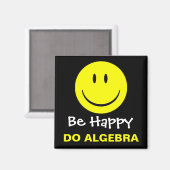Wees blij met algebra magneet (Voorkant / Achterkant)