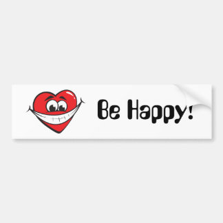 Wees blij met de Bumpersticker