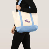 Wees blij met de Canvas tas (Voorkant (product))