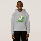Wees blij met de cockatoo Hoodie (Voorkant volledig)