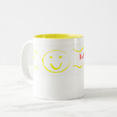 " wees blij met de mok (Voorkant links)