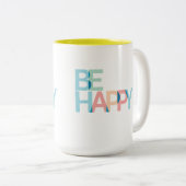 Wees blij met de Mok voor tweetone koffie (Voorkant rechts)