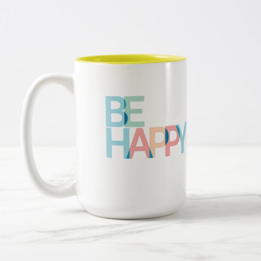 Wees blij met de Mok voor tweetone koffie (Links)