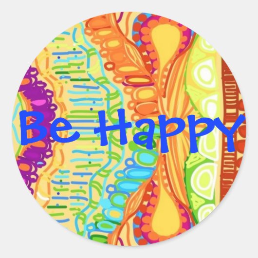Wees blij met de Sticker (Voorkant)