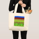 Wees blij met een fijne dag grote tote bag (Voorkant (product))