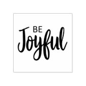 Wees blij met evangelie beelden Christelijk esthet Rubberstempel (Afrduk)