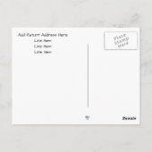 Wees blij met Faith Pink Briefkaart (Achterkant)