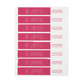 Wees blij met het label van het moderne feestdag v (Vel)