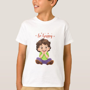 Wees blij met het ontwerp t-shirt