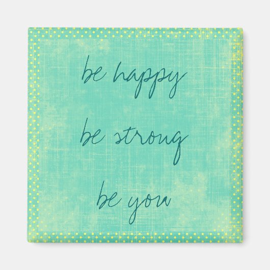 Wees blij met Inspirerend magneet (Voorkant)