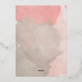 Wees blij met kerstfoto Gold Folie Feestdagenkaart (Achterkant)