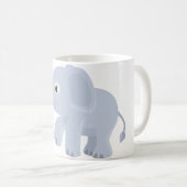 Wees blij met kleine olifantenMok Koffiemok (Voorkant rechts)