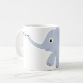 Wees blij met kleine olifantenMok Koffiemok (Voorkant links)