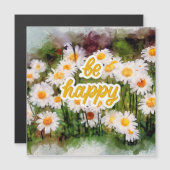 Wees blij met magnetische Kaart (Voorkant / Achterkant)