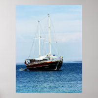Wees blij met Yatch Poster