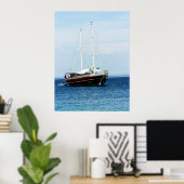 Wees blij met Yatch Poster (Thuiskantoor)