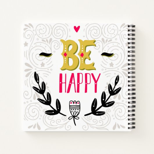 Wees blij notitieboek (Achterkant)