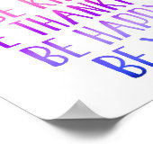 Wees blij om je te vinden. poster (Hoek)