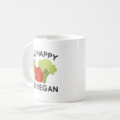 Wees blij om Vegan Koffiemok (Voorkant links)