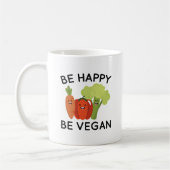 Wees blij om Vegan Koffiemok (Links)