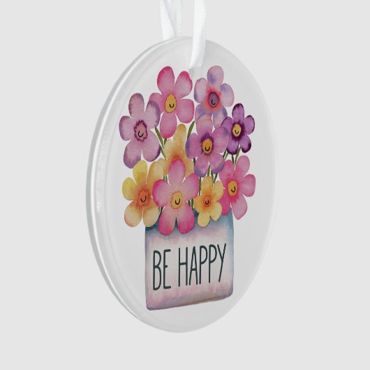 Wees blij ornament (voorkant)