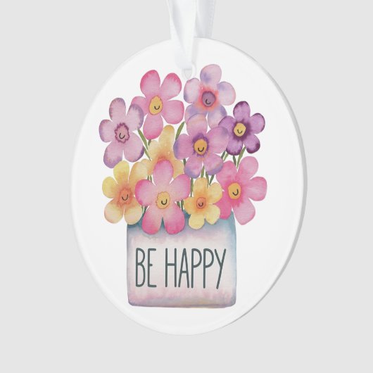 Wees blij ornament (voorkant)