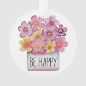 Wees blij ornament (voorkant)