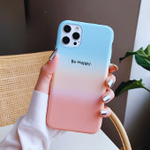 Wees blij Pastel Gradient iPhone Case