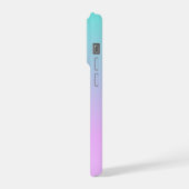 Wees blij Pastel Gradient iPhone Case Hoesje (Linkerkant)