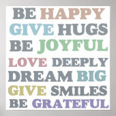 Wees blij poster (Voorkant)