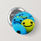 Wees blij! ronde button 5,7 cm (Voorkant /achterkant)