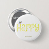 Wees blij ronde button 5,7 cm (Voorkant /achterkant)