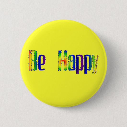 Wees blij ronde button 5,7 cm (Voorkant)