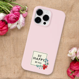 Wees blij Schattige Bloemen Delicate Poppy Bloom A Case-Mate iPhone 14 Pro Max Hoesje
