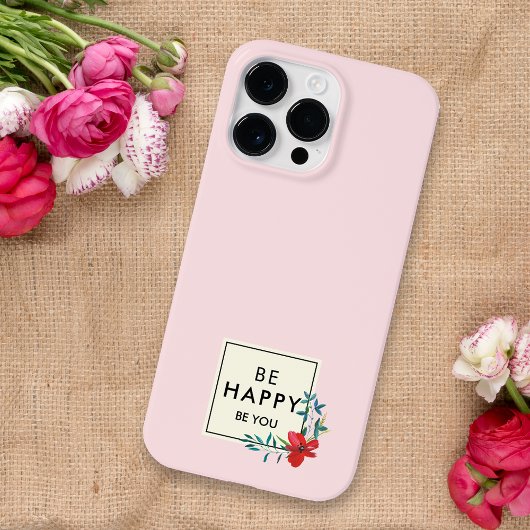 Wees blij Schattige Bloemen Delicate Poppy Bloom A Case-Mate iPhone Case