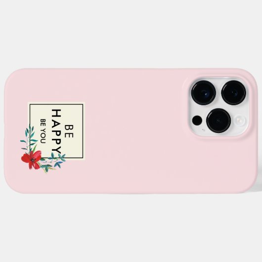 Wees blij Schattige Bloemen Delicate Poppy Bloom A Case-Mate iPhone Case (Achterkant (horizontaal))