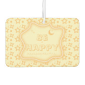 Wees blij Schattigee kleine sterretjes Patroon Luc Luchtverfrisser (Achterkant)