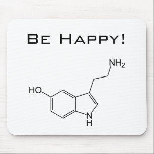 Wees blij! Serotonin Mousepad Muismat