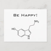 Wees blij! Serotonine Briefkaart (Voorkant)
