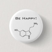 Wees blij! Serotonine Button (Voorkant)