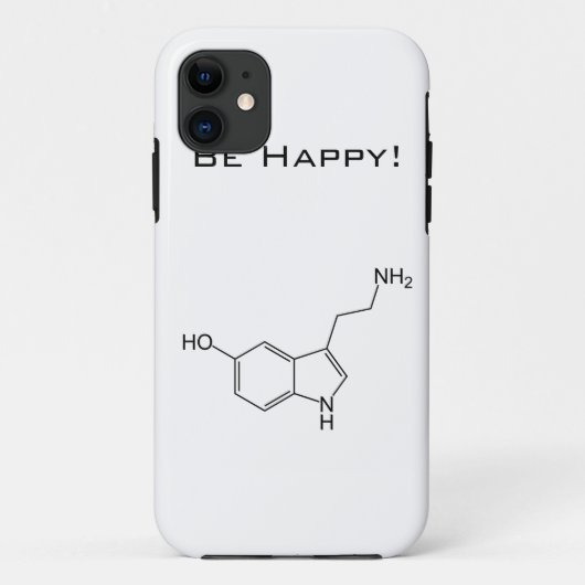 Wees blij! Serotonine iPhone 5 Hoesje (Achterkant)