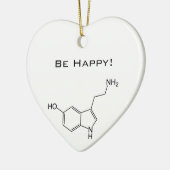 Wees blij! Serotonine Keramisch Ornament (Links)