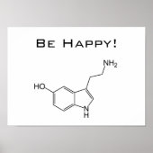 Wees blij! Serotonine Poster (Voorkant)