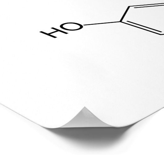 Wees blij! Serotonine Poster (Hoek)